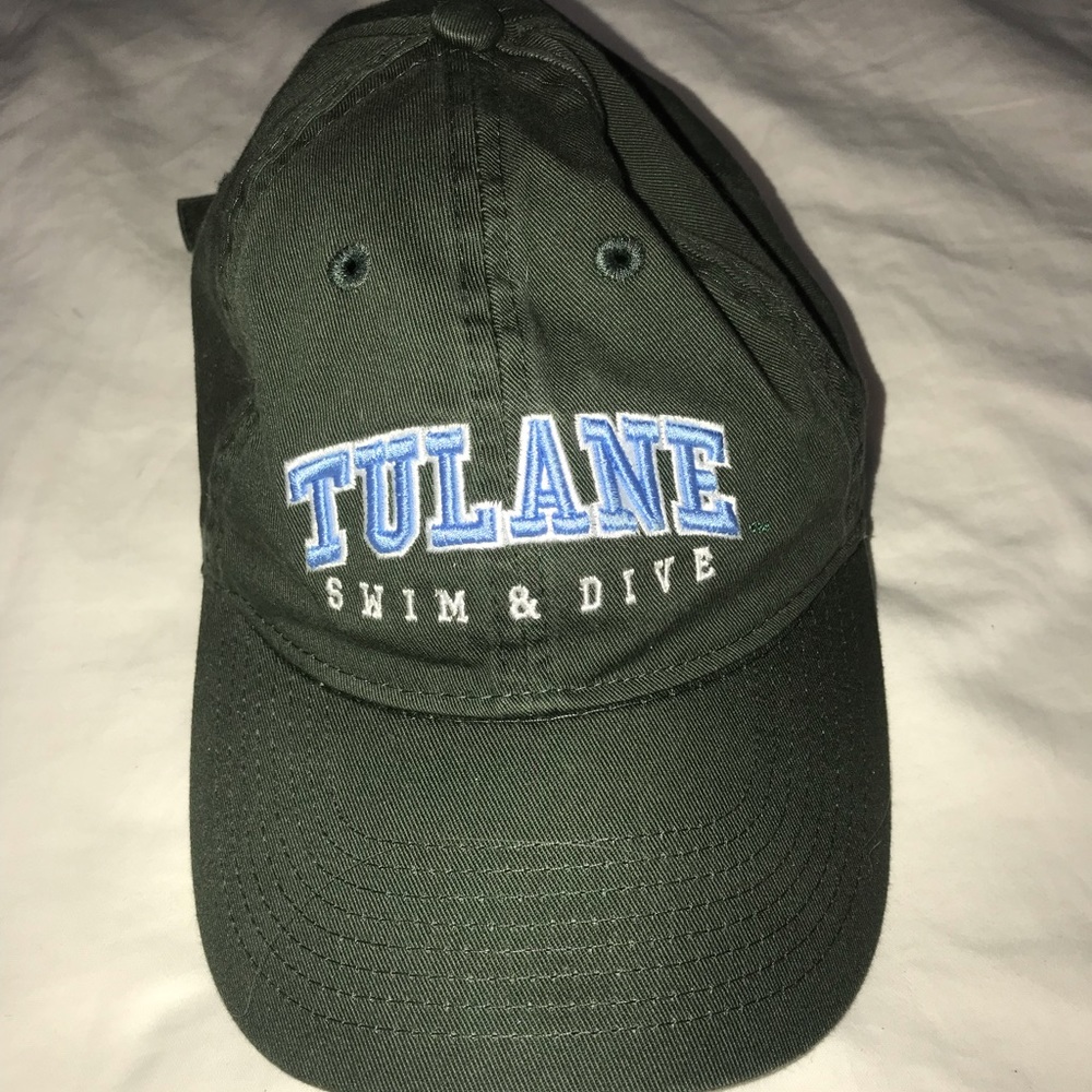 Green Tulane baseball hat